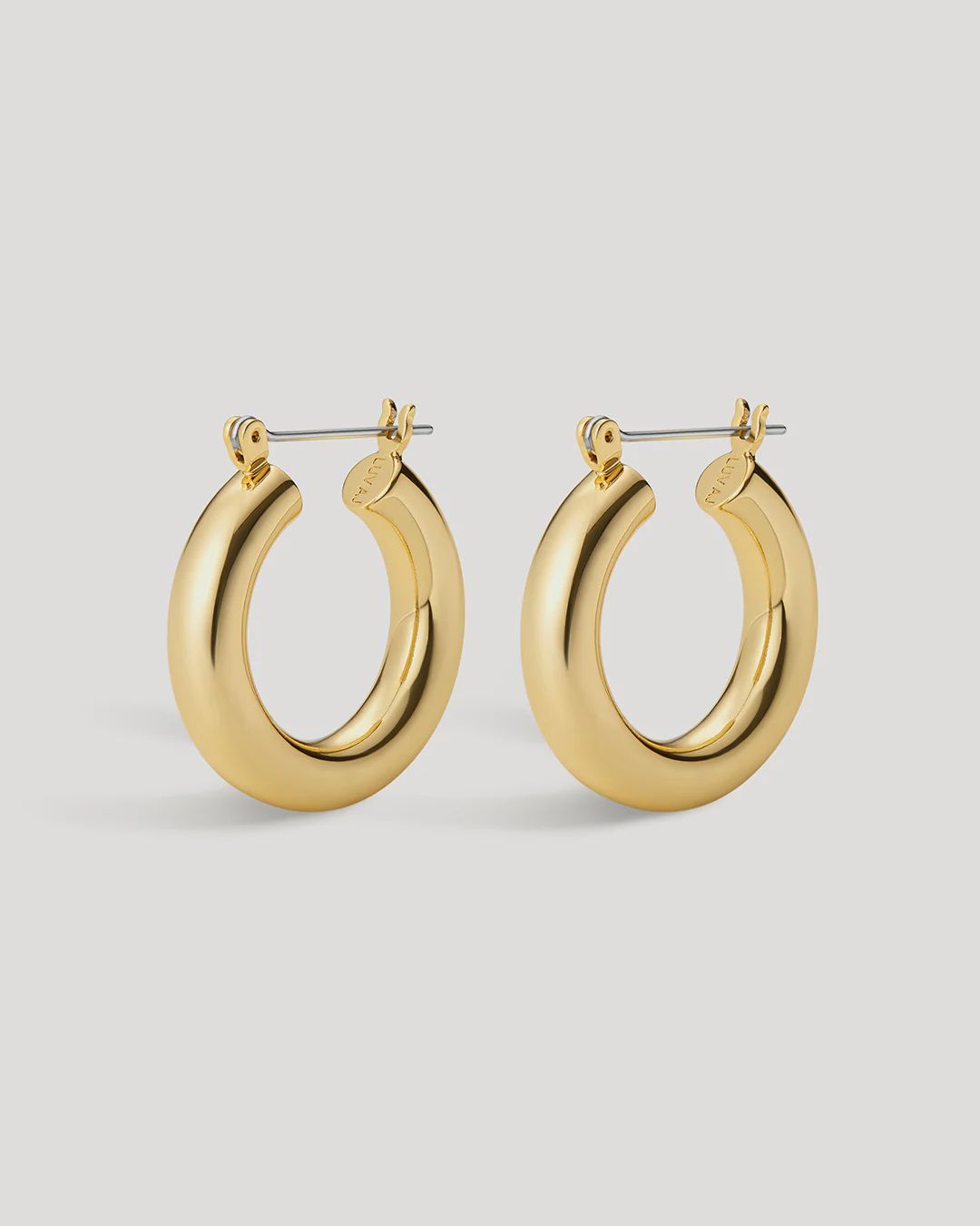 Baby Amalfi Tub Hoops - Gold