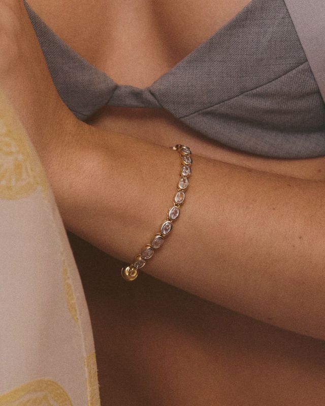 The Palais Tennis Bracelet - Gold