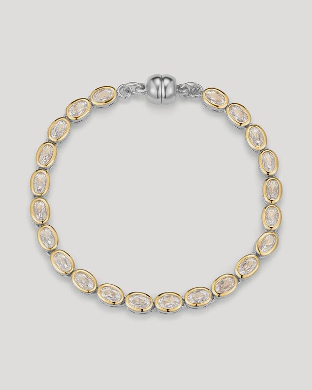 The Palais Tennis Bracelet - Silver