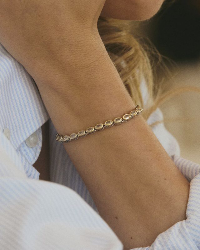 The Palais Tennis Bracelet - Silver