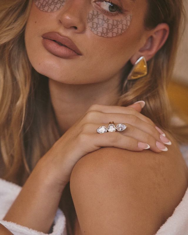 The Marais Triple Statement Ring - Gold