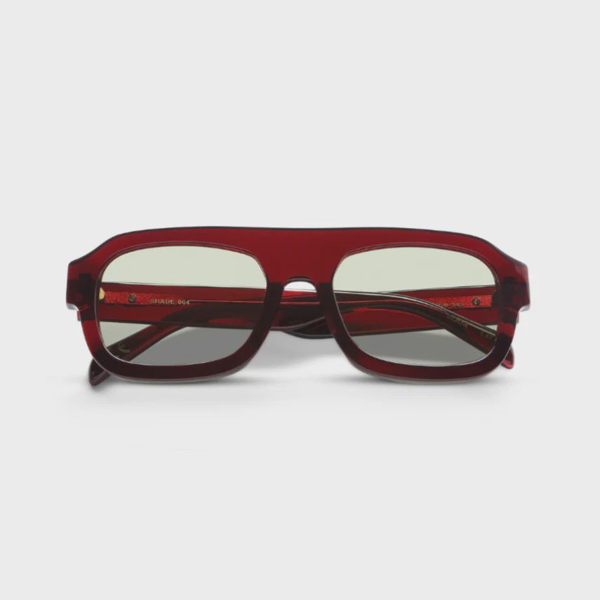 Shade 004 Burgundy/Light Green