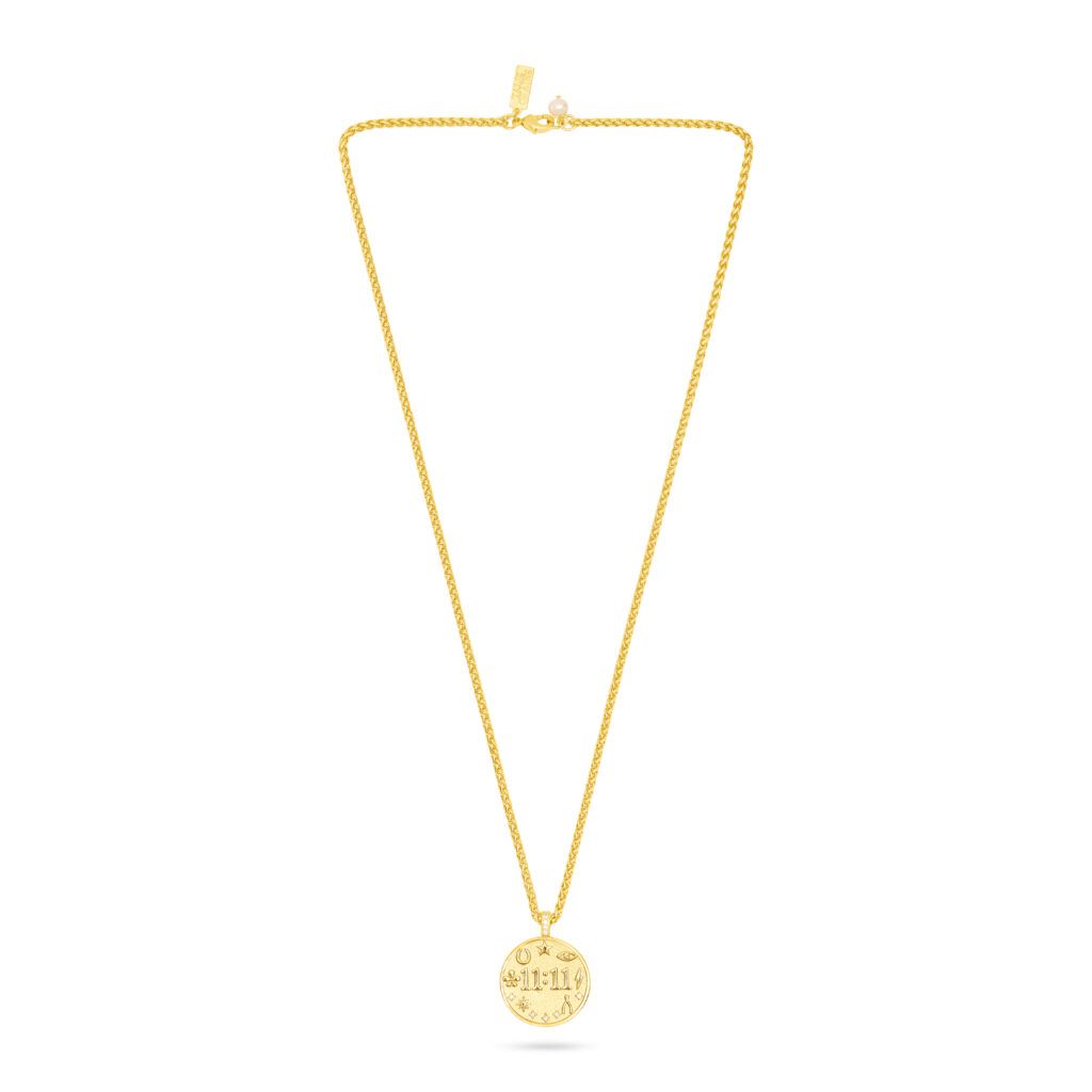 Lucky Amulett Pendant Necklace - 11:11