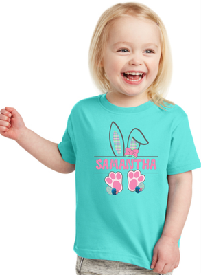 Easter Toddler Name Shirt
