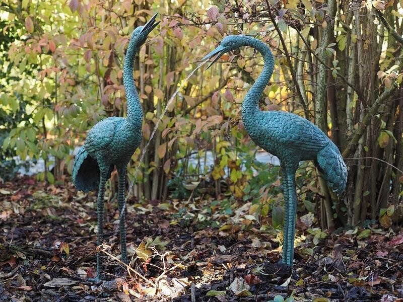 Kraanvogels paar fontein