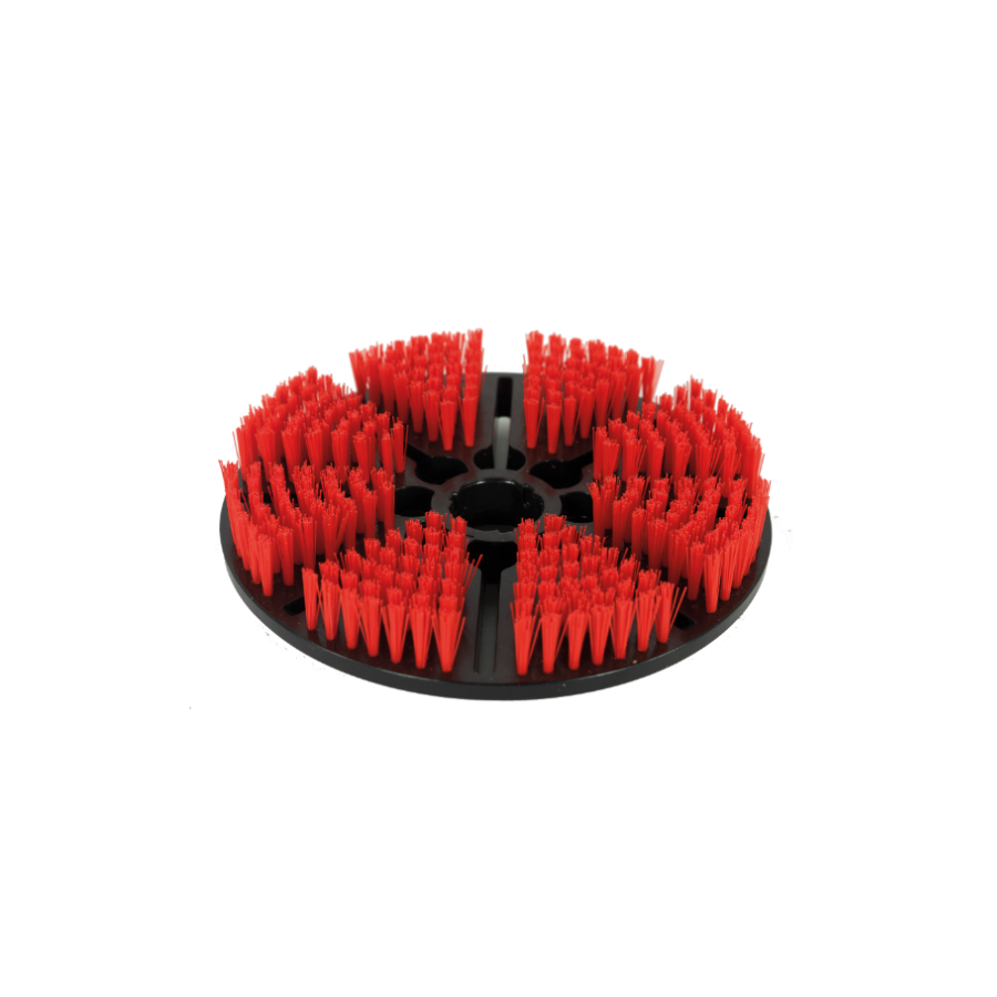 Biber borstel hard (rood)