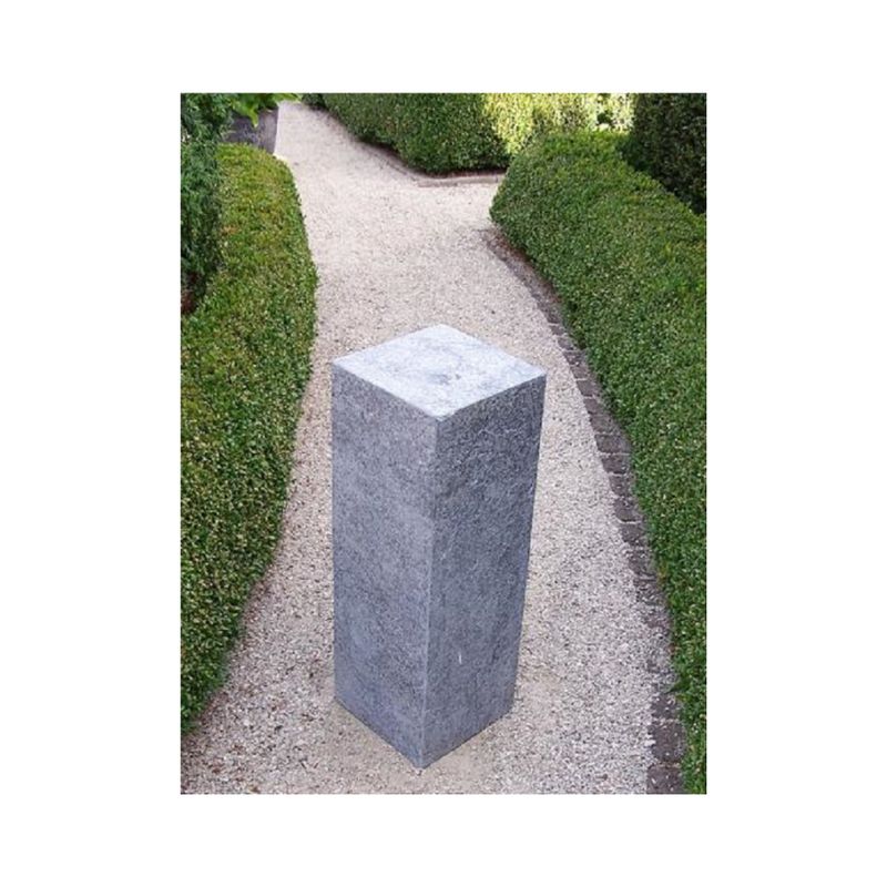 Sokkel 25cm x 25cm x 70cm gevlamd en geborsteld