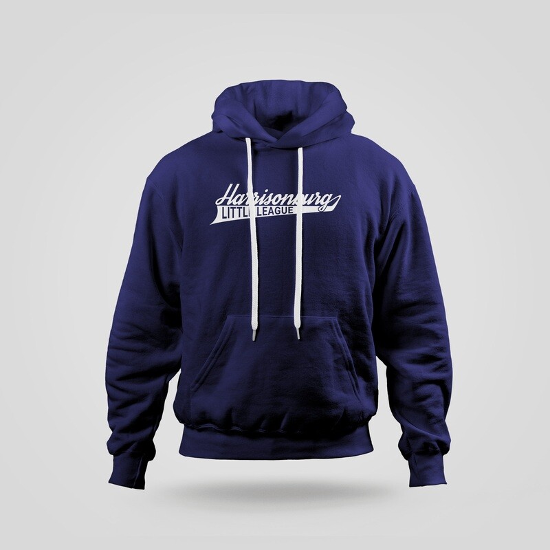 Custom HLLA Hoodie Navy and White