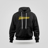 HLLA Hoodie Black and Yellow