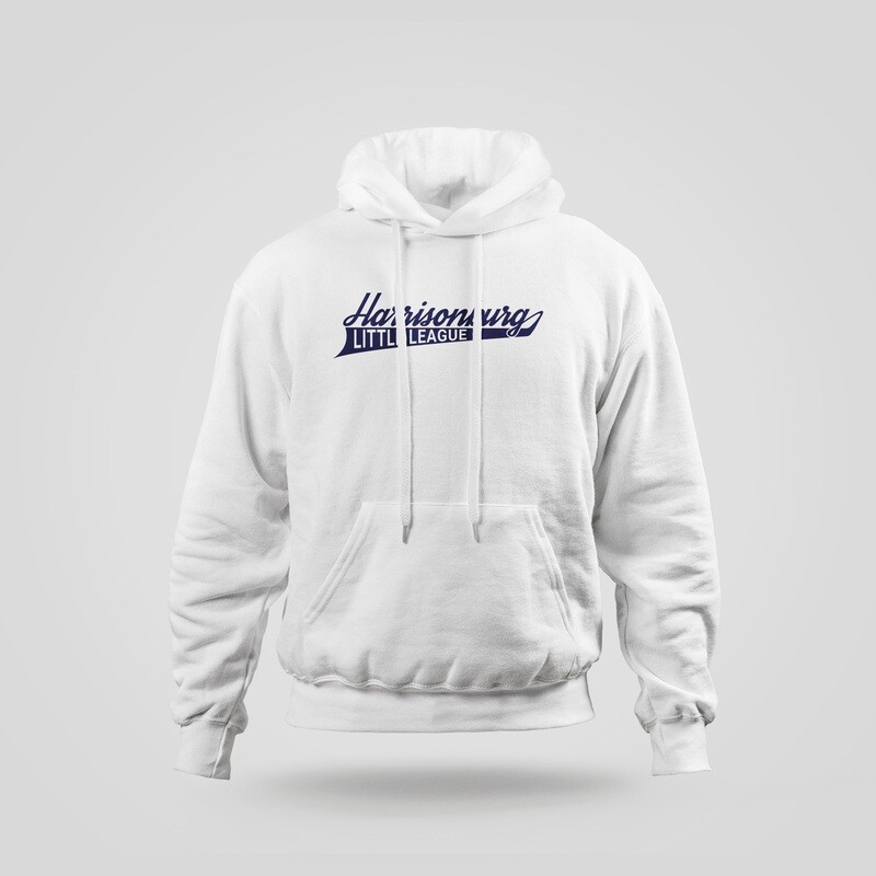 Custom HLLA Hoodie White and Navy