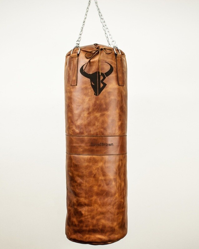 Personalized Leather Boxing Punch Bag (Unstuffed)