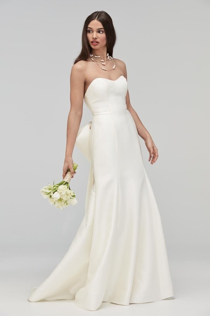 Wtoo by Watters Dress 19201 Delphine Ivory Size 10