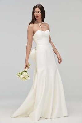 Wtoo by Watters Dress 19201 Delphine Ivory Size 10