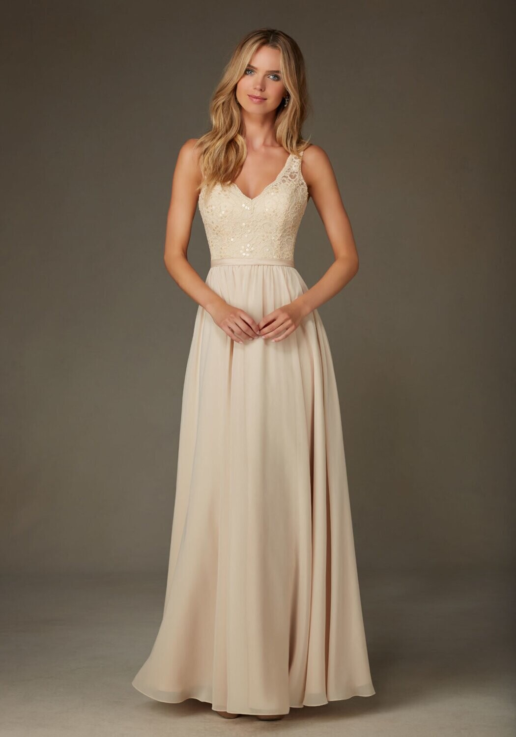 Morilee Bridesmaid Dress 122 Blush Size 8