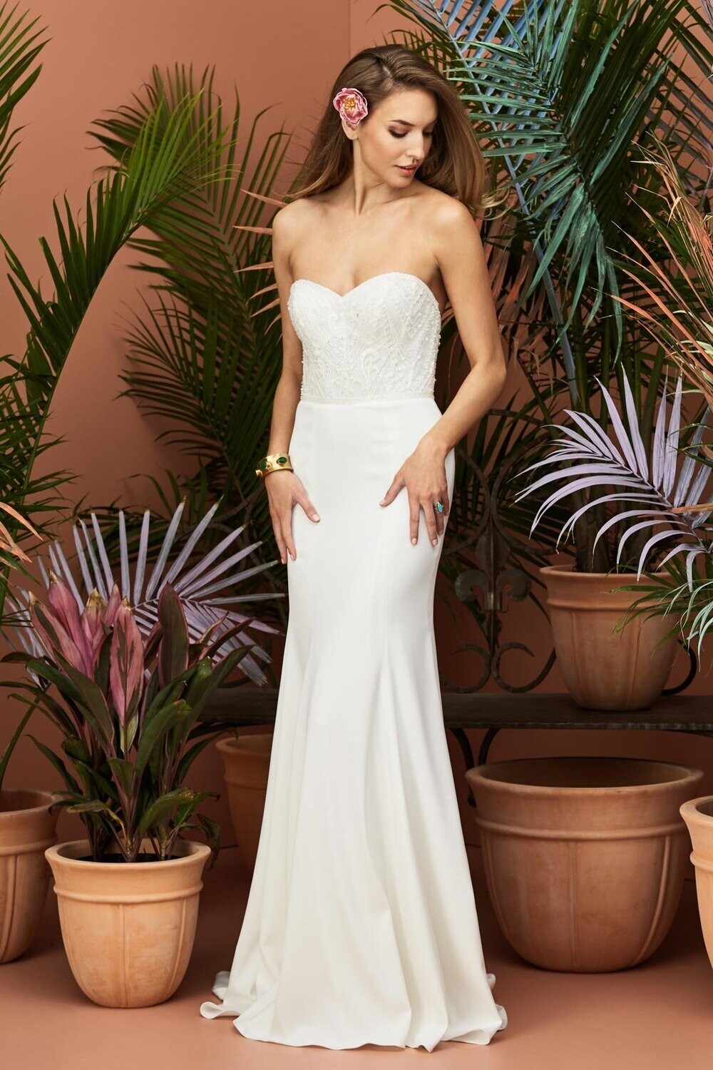 Wtoo by Watters Dress 11710 Chessy Ivory Size 8