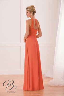 B2 by Jasmine Bridesmaid Dress B173005 Grapefruit Size 10