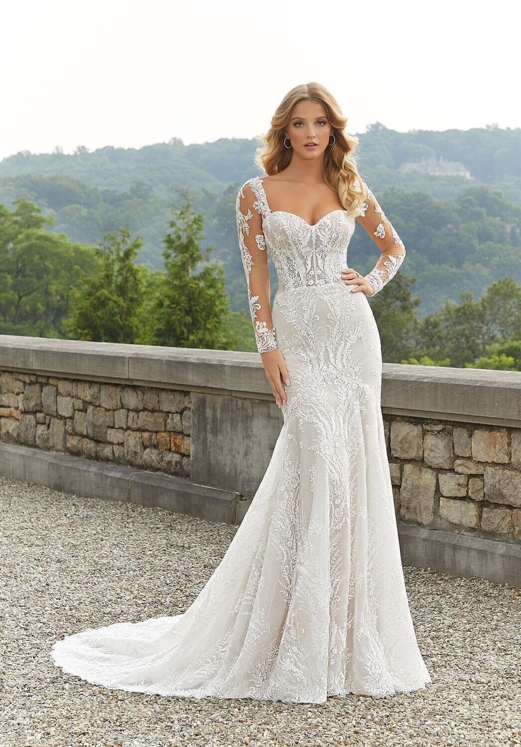 Morilee Dress 2401 Dauphine Ivory/Cappuccino/Honey Size 12