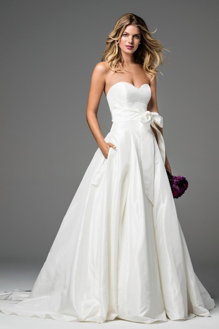 Wtoo by Watters Dress 18210 Albina Ivory Size 10