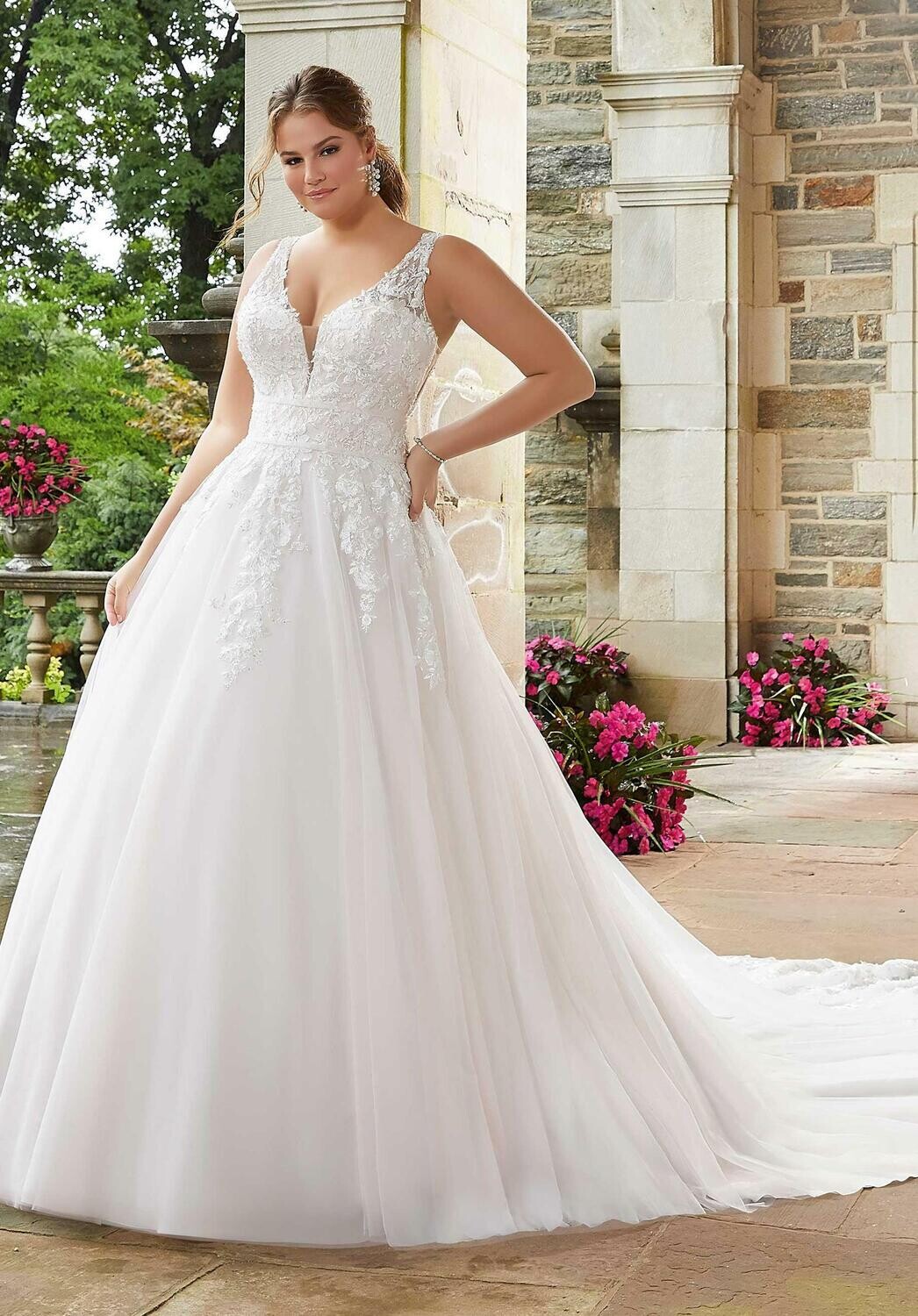 Morilee Dress 3286 Sigourney Ivory Size 24