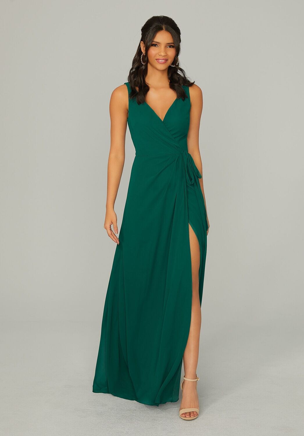 Morilee Bridesmaid Dress 21771 Emerald Size 16