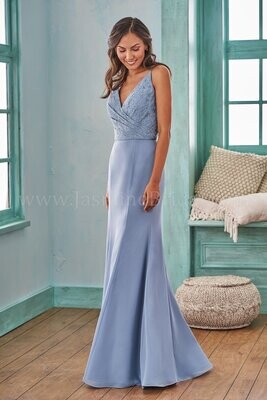 B2 by Jasmine Bridesmaid Dress B203007 Ivory Size 10
