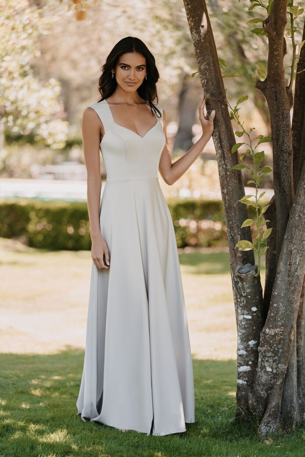Allure Bridesmaid Dress 1706 Fawn Size 8