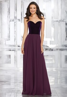 Morilee Bridesmaid Dress 21540 Plum Size 12