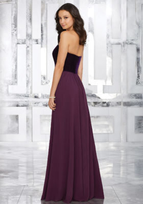 Morilee Bridesmaid Dress 21540 Plum Size 12