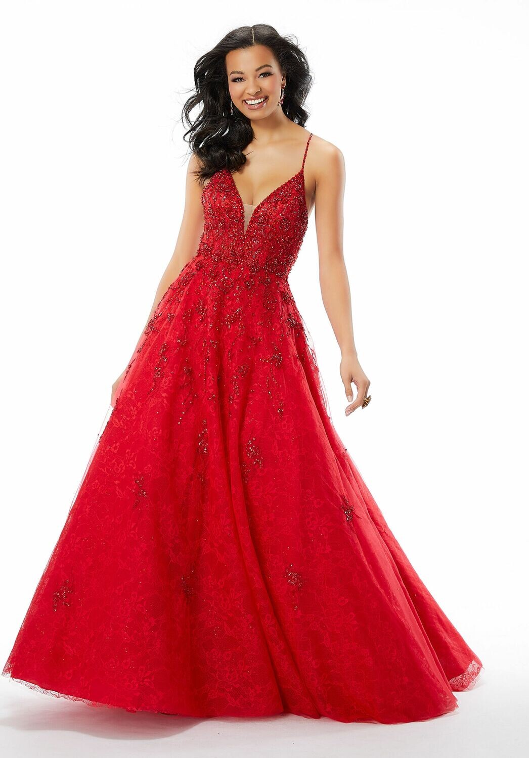 Morilee Prom Dress 46004 Red Size 8