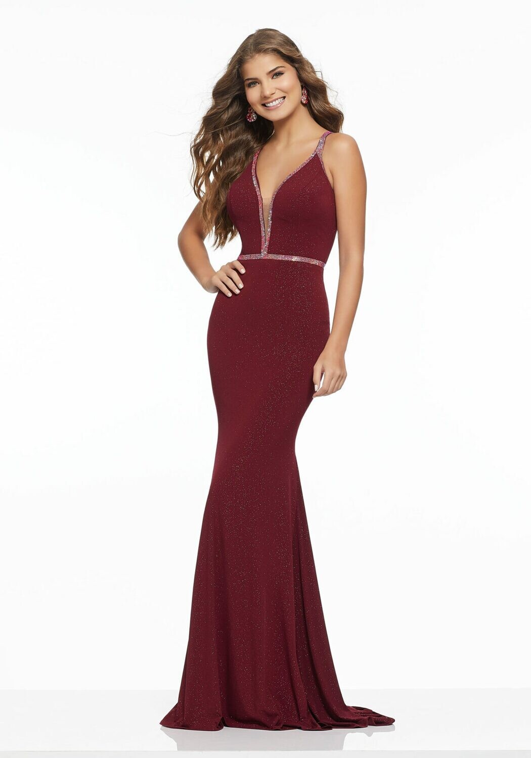Morilee Prom Dress 43050 Wine Size 10