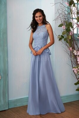 B2 by Jasmine Bridesmaid Dress B203010 Ivory Size 6