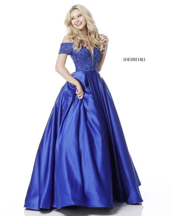 Sherri Hill Dress 51611 Turquoise Size 8