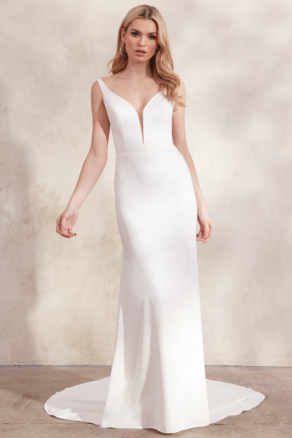 Adore by Justin Alexander Dress Atlas 11259 Ivory/Nude Size 8