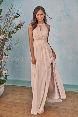 B2 by Jasmine Bridesmaid Dress B203004 Ivory Size 8