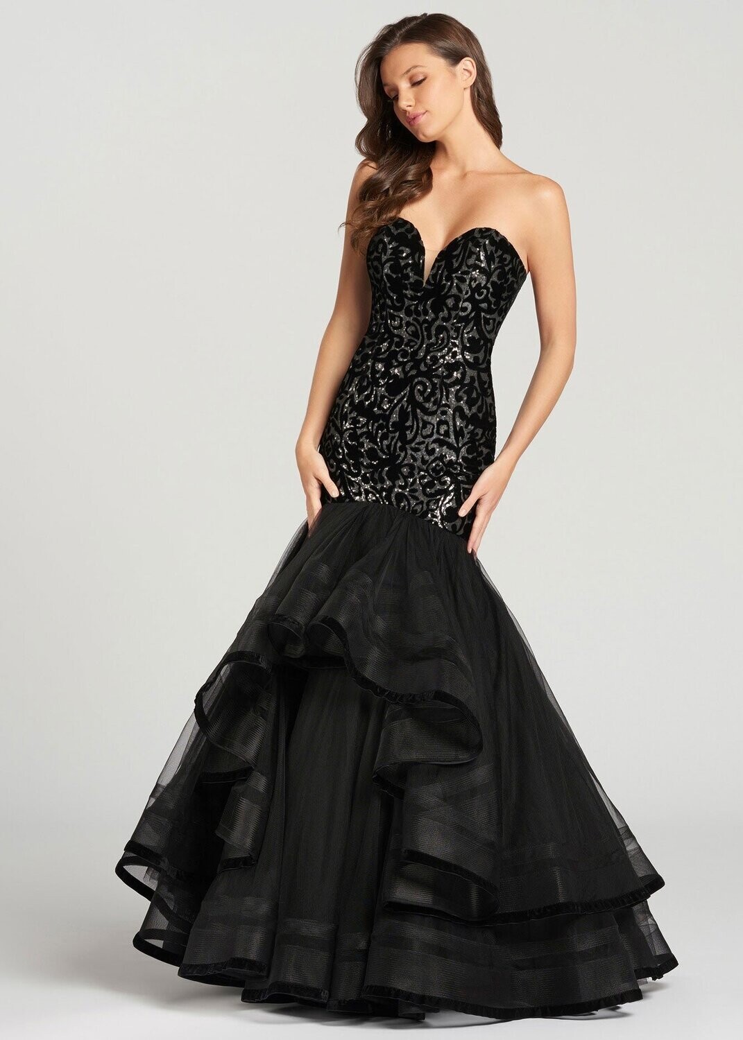 Ellie Wilde Dress 118136 Black Size 8