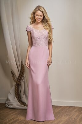 Belsoie by Jasmine Bridesmaid Dress L204015 Ivory Size 12