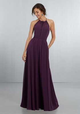 Morilee Bridesmaid Dress 21572 Bordeaux Size 10