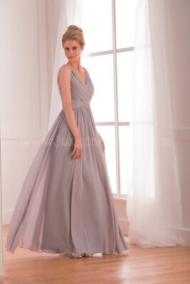 B2 by Jasmine Bridesmaid Dress B173002 Graphite Size 14