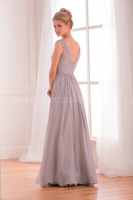 B2 by Jasmine Bridesmaid Dress B173002 Graphite Size 14