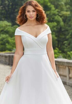 Morilee Dress 3344 Essie Ivory Size 24