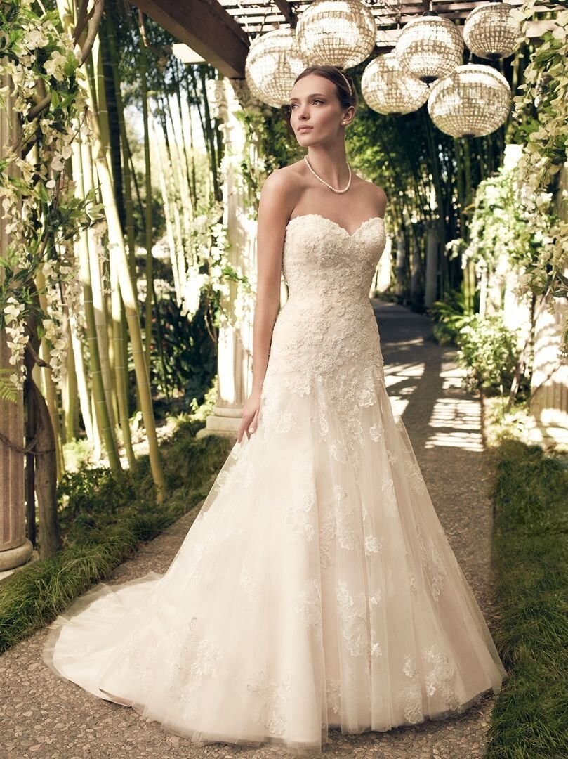 Casablanca Dress 2168 Champagne/Ivory/Silver Size 16