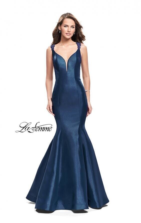 La Femme Dress 25972 Deep Red Size 10