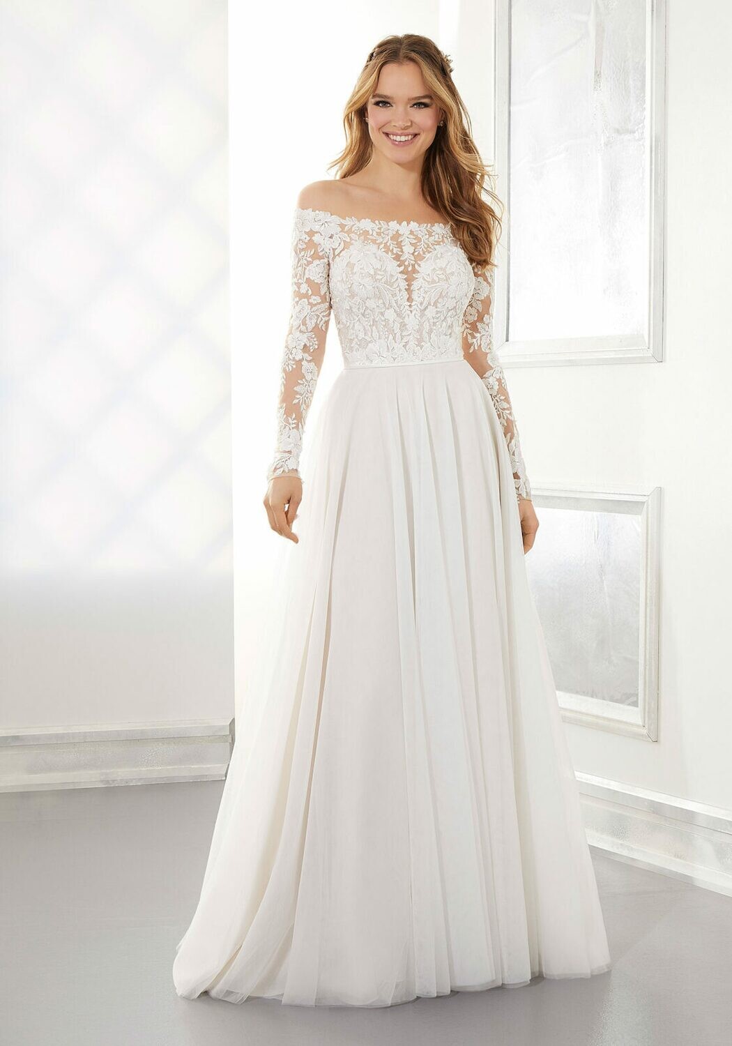 Morilee Dress 5877 Ashley Ivory/Honey Size 14