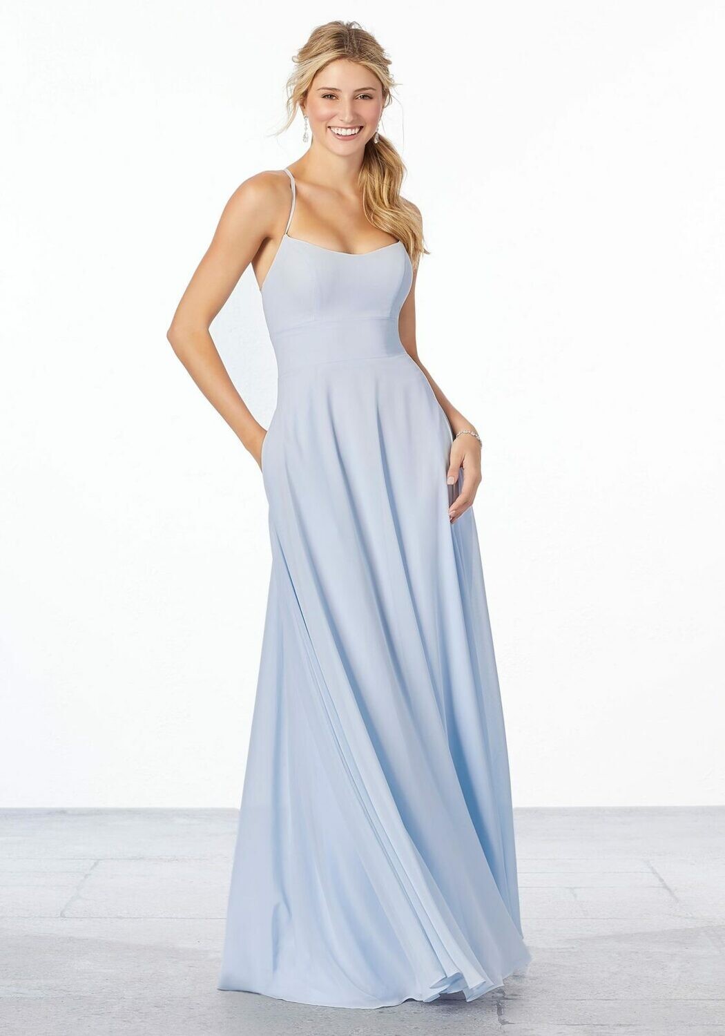 Morilee Bridesmaid Dress 21655 Fog Size 10