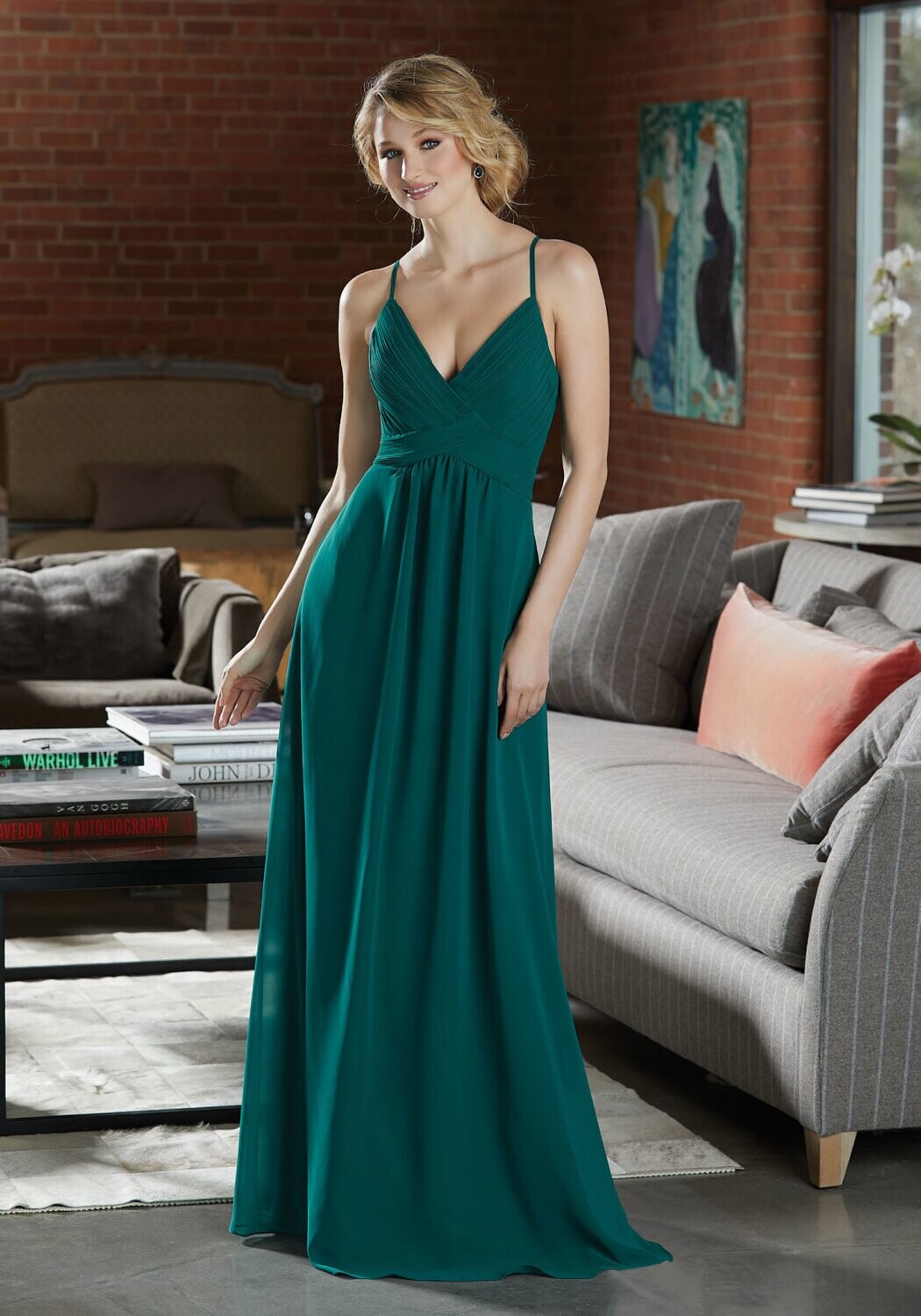 Morilee Bridesmaid Dress 21586 Desert Rose Size 10