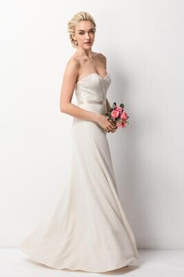 Wtoo by Watters Bridesmaid Dress 253 Creamrose Size 10