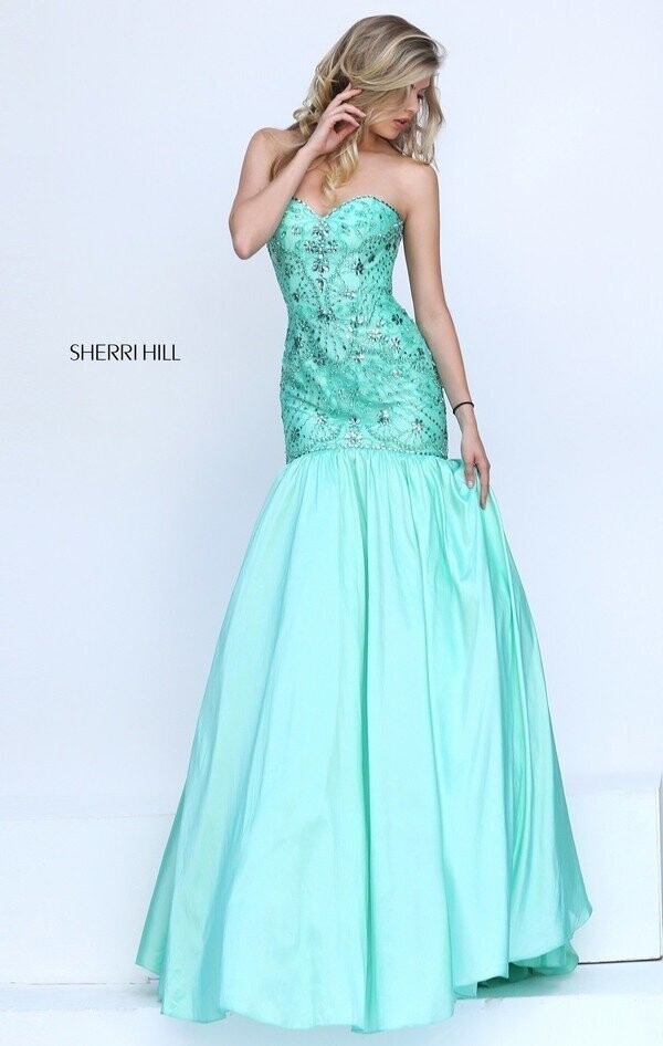 Sherri Hill Dress 50136 Red Size 14
