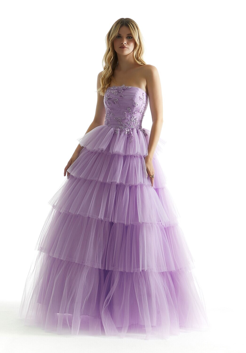 Morilee Prom Dress 49042 Lilac Size 14
