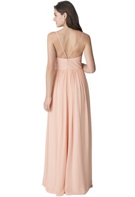 Bill Levkoff Bridesmaid Dress 1273 Shell Pink Size 12