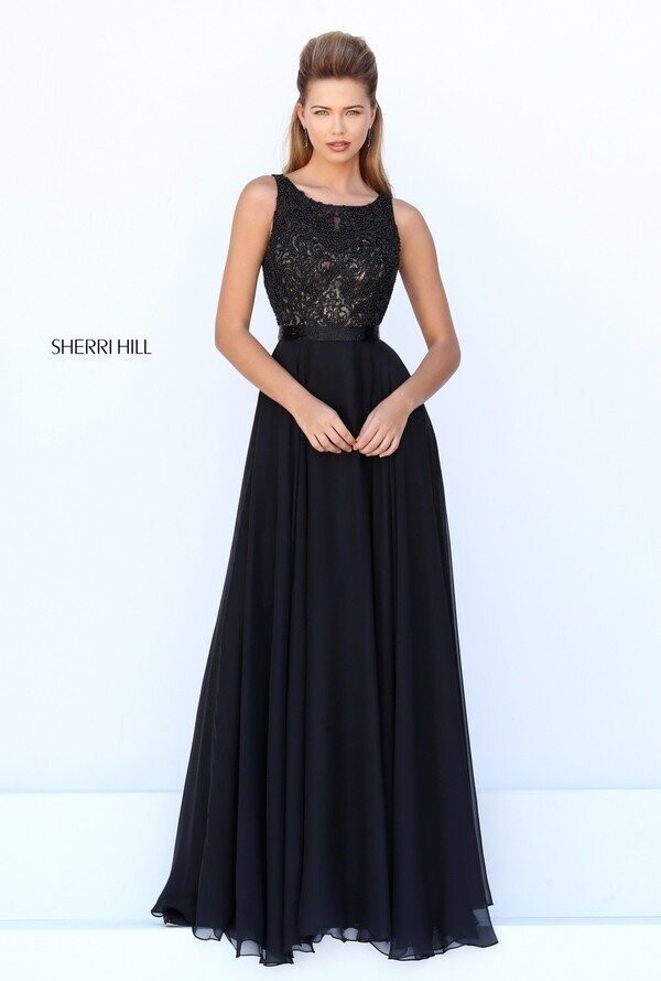 Sherri Hill Dress 50397 Ivory Size 10